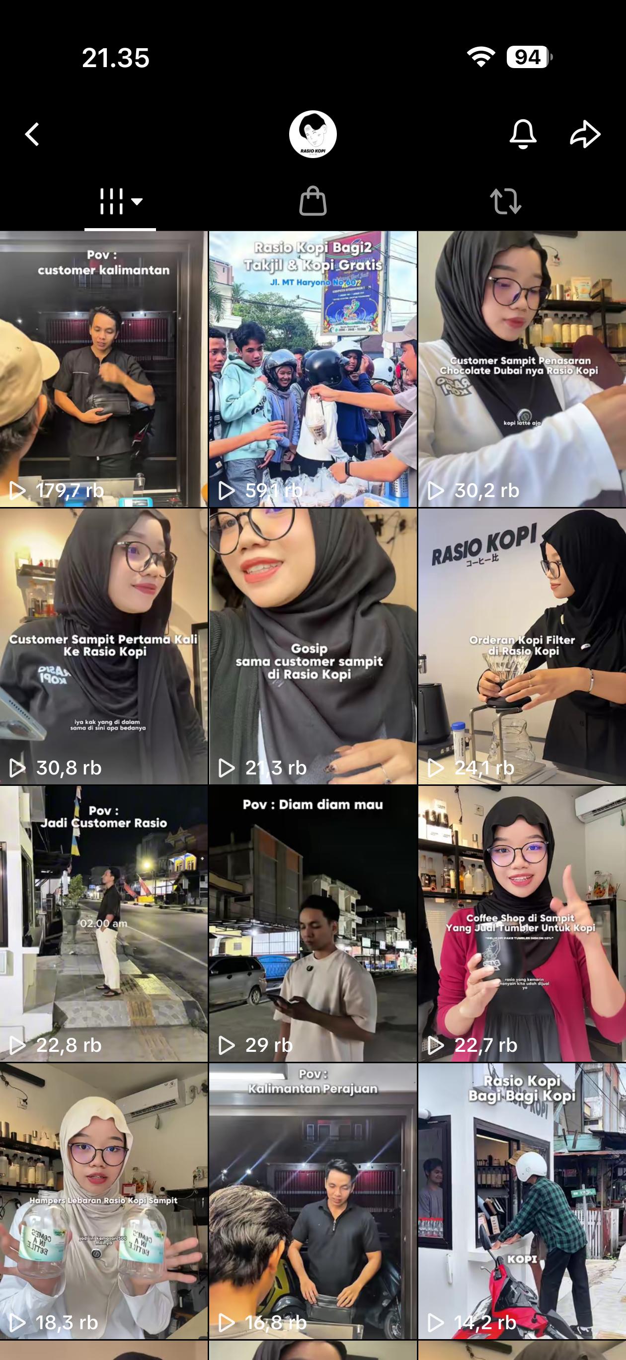 Rasio Kopi — Coffee Shop